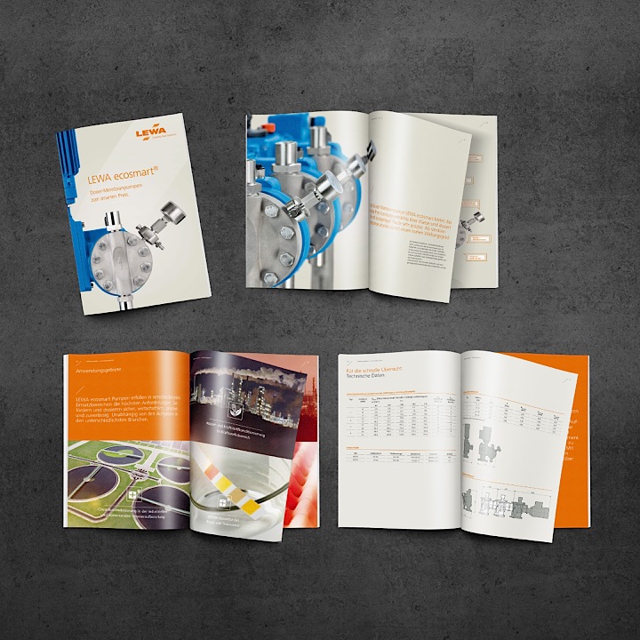 Concept & design productbrochures